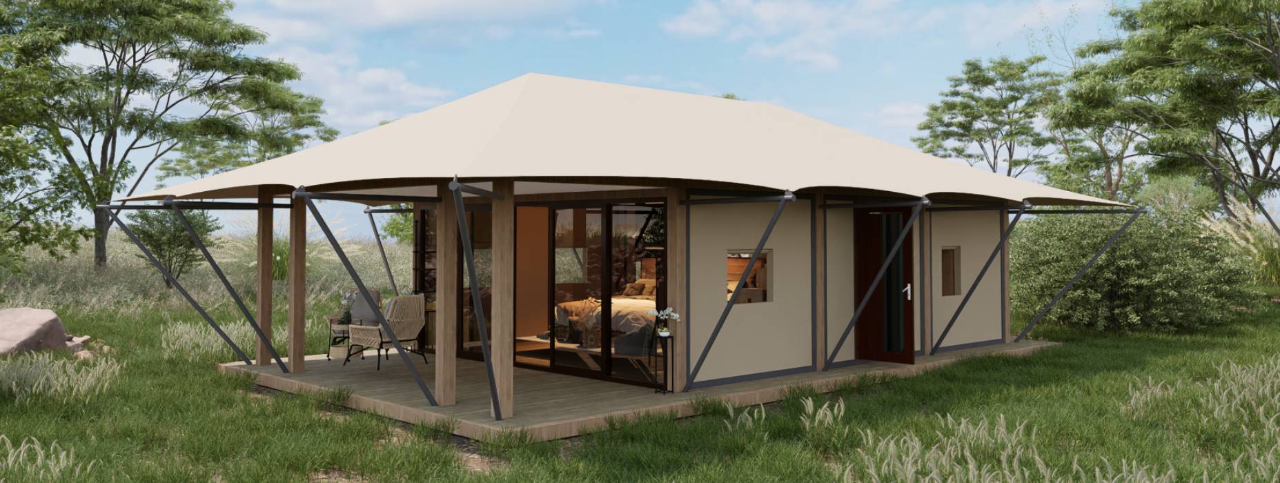 秦都区户外酒店帐篷厂家